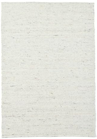 Handwebteppich Alm Glück | beidseitig verwendbar | nachhaltige, ungefärbte Schurwolle | 60 x 90 cm | beige/natur | THEKO die markenteppiche