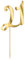 Cake Topper Kuchen Dekorieren Torten Deko Hochzeit Geburtstag (Zahl 21 gold)