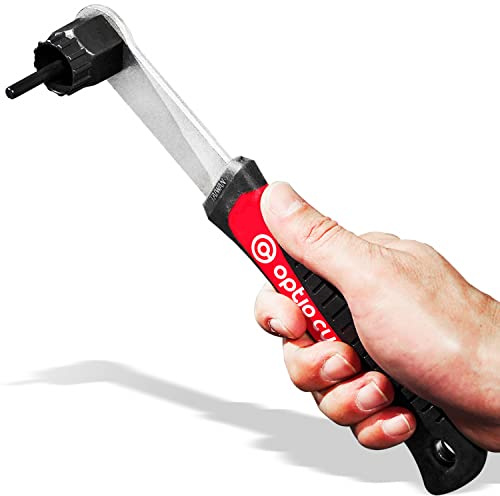 Optio Cycle Extractor Cassette Bicicleta con Mango – Herramienta para Cassette Bici y Frenos Centerlock | Extractor Piñon Libre para Sistemas 7–10 Velocidades