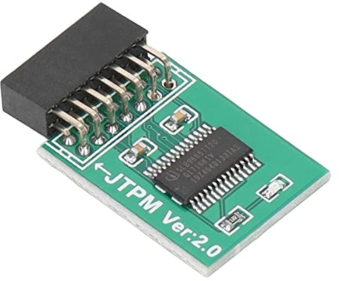 TPM 2.0 Modul, Eigenständiger Verschlüsselungsprozessor, 14 Poliges LPC Schnittstellen TPM Sicherheitsmodul für PC Z590 B560 H510 Z490 B460 H410 Z390 Z370 B365 Serie