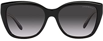 Emporio Armani Damen 50178G Sonnenbrille, Schwarz