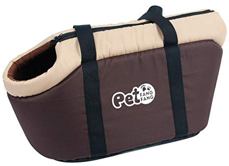 Borsa a Tracolla per Cani, Trasportino Getti Traspirante Con Cuscino Rimovibile, Contenitore da Viaggio per Passeggio Picnic Shopping Escursionismo