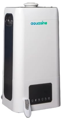 Humidificateur d’air 24 L avec Ioniseur – Silencieux & Automatique, Réservoir XXL, jusqu’à 120 m² – Purificateur & Diffuseur d’humidité, Idéal Maison, Bureau, Plantes & Bien-Être