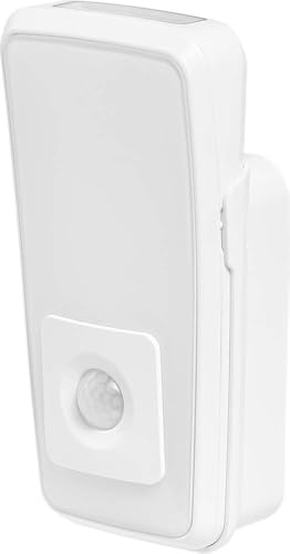 Osram LUNETTA TORCH Nachtlicht mit integriertem Sensor & Taschenlampe, 2W, 10lm, weiß, kaltweißes & tageslichtweißes Licht (3000 & 4000 & 6500K), eingebauter EU-Stecker, ideal für Innenräume