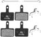 Chooee 2 Pairs Resin und halbmetallische Scheibenbremsbeläge passend Fahrrad Bremsbelag für Shimano M446 M395 M486 M485 M475 M416 M415 M545 M445 M525