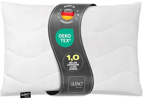 Lileno Home Imbottitura per cuscino, 50 x 30 cm, set da 1 pezzo, cuscino interno trapuntato, per chi soffre di allergie, in microfibra, come cuscino decorativo e cuscino da divano, lavabile a 40 °C
