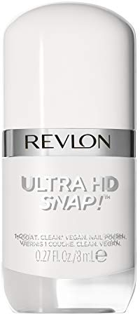 Revlon - Ultra HD Snap, Esmalte de Uñas, Alta Cobertura en 1 sola Pasada, Secado Rápido, con Manteca de Karité, de Textura Ligera, Fácil de Aplicar, Tono 001, Early Bird - 8 ml