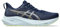 ASICS Damen Contend 9 PS Sneaker, Blue Expanse/Champagne, 41.5 EU