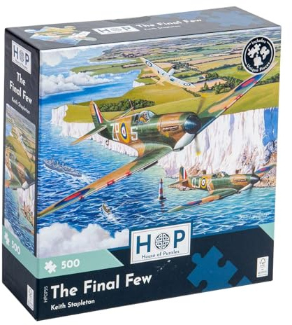 The House of Puzzles The Final Few Jigsaw - 500 Piece Jigsaws For Adults, Artist Illustrated, Scenic Landscape, Deluxe Puzzle Gifts