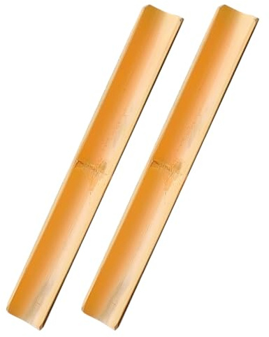 ifundom Fontana di bambù Fai da Te 2 Pezzi per Esterni e Acquari, Canale d'Acqua 50 Cm Resistente, Decorazione Multifunzionale per Giardino e Patio Suono Rilassante