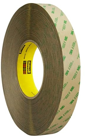 3M 9473PC Adhesive Transfer Tape, 19 mm x 55 m, Clear, Pack of 12