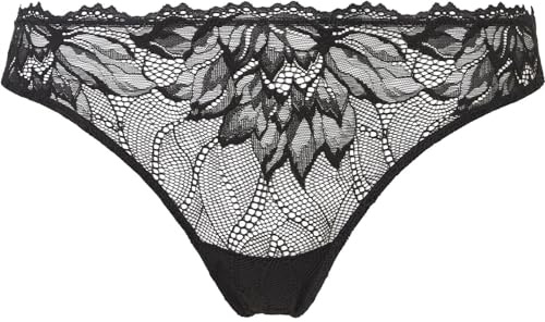 Calvin Klein Women Thong Tanga, Black (Black), M