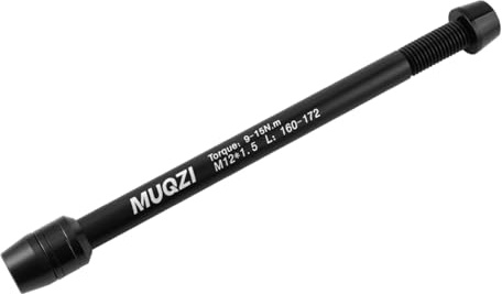 Yundxi Bike Trainer Thru Axle Adapter, Quick Release M12 x 1.5/1.75 Thread Pitch 160 to 178mm Shaft for Rear Wheel Attachment Trainer Length