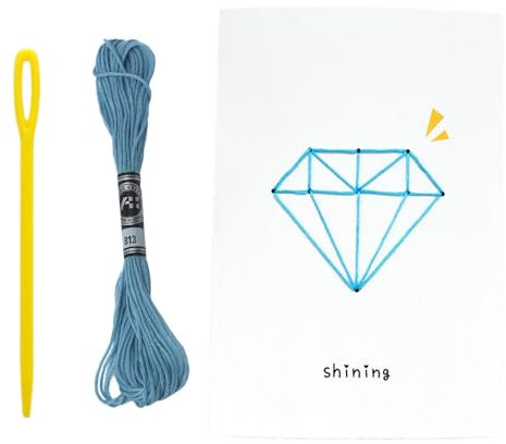 YTGOCN Set zum Basteln von Grußkarten, Zubehör zum Basteln von Grußkarten - Urlaubszubehör für genähte Karten - Tragbares Kartenzubehör, Festival-Kartenherstellungsset für Erwachsene und Kinder