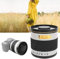 Ultra Telephoto Mirror Lens 500mm F6.3 - Manual Focus Camera Lens - Compatible with EF Mount SLR (White)