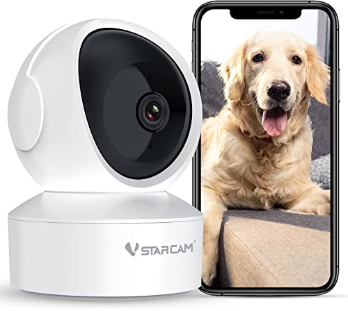 VSTARCAM Indoor Security Camera, 1080P HD WiFi Camera, Baby Camera, Pet Camera, Baby Monitor with Night Vision 2-Way Audio, Dog Camera with Phone APP, Motion Detection & Cloud Storage 02