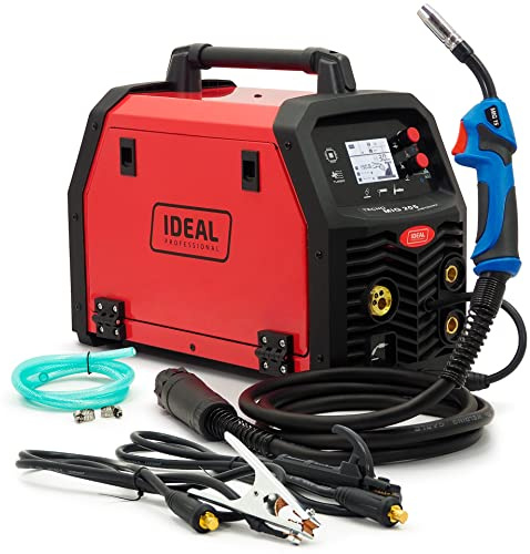 Ideal™ TecnoMIG 205 MIG/MAG Synergie Inverter Soldadora Inverter 200A Máquina de soldar sin gas TIG