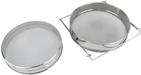 Filtrazione a doppio strato per api e miele, filtro per miele, in acciaio inox, filtro per miele, filtro per miele, doppio setaccio