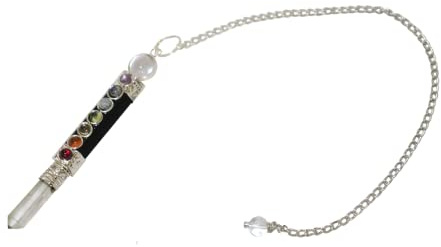 RAJNI Svart Turmalin Kristall Dowsing Pendel Naturlig Healing Reiki Stones Hexagonala Hängen Kvinnor Halsband För Meditation Feng Shui present till födelsedag