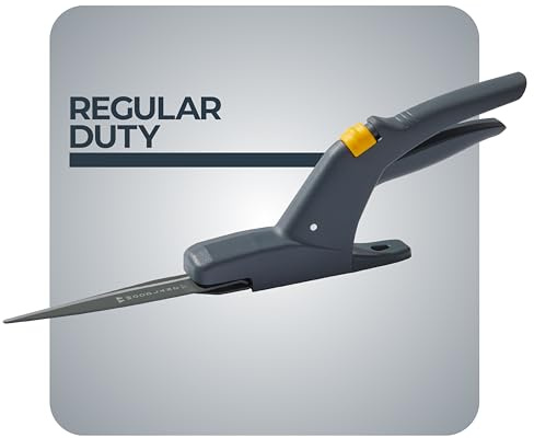 Woodland Tools Regular Duty Grass Shears – Fixed Steel Blades, Lightweight Manual Grass Clippers with Ergonomic Handle for Trimming Around Beds, Edging Paths, and Tight Spaces