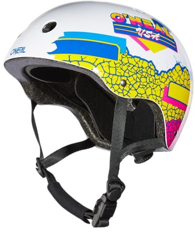 O'NEAL | Mountainbike-Helm | Fahrradhelm MTB | Lüftungsöffnungen zur Belüftung & Kühlung, Größenverstellsystem, Zone Flex-Technologie | Dirt LID Helmet Crackle V.24 | Erwachsene | Multi | Größe L/XL