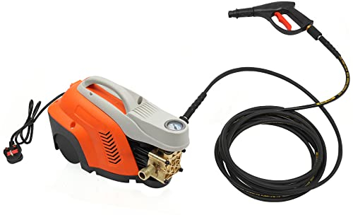 vinnyooc 1300W 100 Bar Pressure Washer Electric Power Jet Washer Power Washer Portable Cleaner 2800rpm With High Pressure Water Pipe For Houses Driveways Gardens