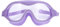 OHPHCALL Wasserdichte Schwimmbrille Für Erwachsene Anti Beschlag Schwimmbrille Mit Breitem Rahmen Verstellbarem Nasensteg Und UV Schutz Sportbrille Für Damen Und Herren Lila