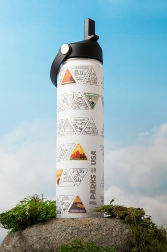 The Original Parks of the USA Bucket List Bottle | 24 oz (White)