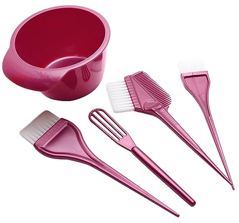Healeved Tintura Capelli Ciotola per Tinta Pennello per Colore Capelli Agitatore per Crema Colorante Kit Colorazione