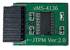 VlHpnpe Professioneller 14-poliges Modul TPM2.0 Sicherheit vertrauenswürdige Plattform Computer Adapter für 590 B560 H510 Z490 B460 H410 PC Datenschutz TPM