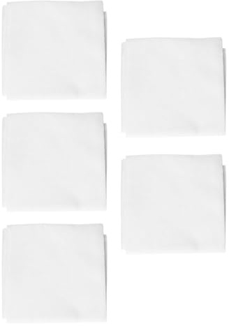 DOITOOL 5 Piezas de Muselina de Algodón Reutilizable para Cocina, Paño de Gasa para Tofu y Queso 40x40 Cm, Tela de Algodón Dobladillo para Colar Salsas, Yogur y Leche de Almendras