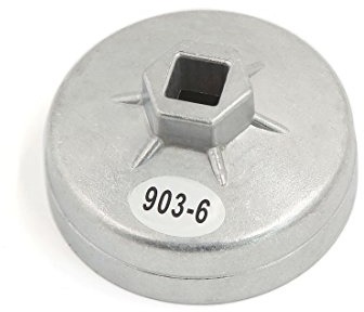 Ruilogod 1/2 pollici quadrato 12 flauti 75mm Drive End Cap Berretto da filtro olio Strumento di riparazione auto auto