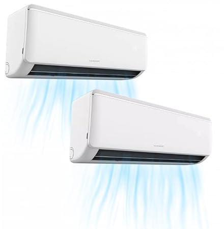 INFINITON | Aire Acondicionado MULTI SPLIT-A232B | 9000 + 9000 BTU | Inverter | Eficiencia A++/A+ | R32 | WiFi | Deshumidificador | Función Eco | i-Clean | Con Mando | 2 X 1