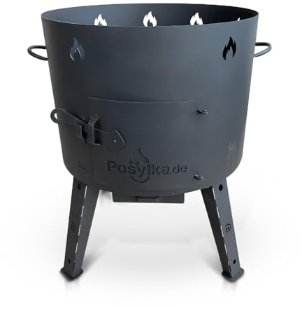 Feuerofen Utschak Ø 49 cmUsbekisch Казан Учак Учаг Uchag uzbekisch Ofen Wok Guseisen