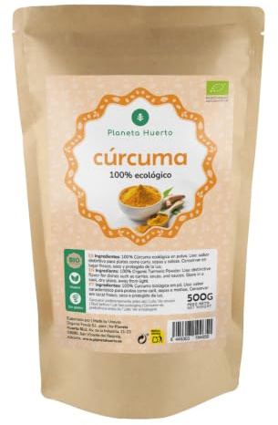 PLANETA HUERTO | Cúrcuma en polvo ECO Planeta Huerto 500 g