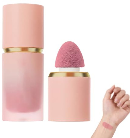 Blush Liquido Opaco per Guance - Fard Liquido a Lunga Durata con Effetto Naturale, Formula Leggera e Altamente Sfumabile, Trucco Viso Professionale per Donna, 37g, Tonalità 01#