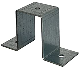 Vabenco Abrazadera de tubo rectangular de alta abrazadera cuadrada y galvanizada, 15 x 30, 20 x 30, 20 x 40, 25 x 50, 30 x 40, 40 x 50, 30 x 60, 40 x 80, acero, 2 o 3 mm de grosor, galvanizada,