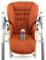BAMBINIWELT Ersatzbezug Sitzkissen Bezug kompatibel mit Peg Perego Prima Pappa-Diner MELIERT (meliert orange)