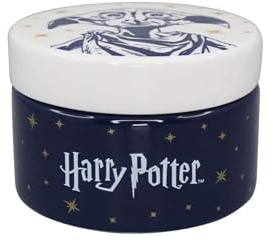 Half Moon Bay -Harry Potter Boîte à bijoux en céramique ronde - Dobby - Boîte à bijoux avec couvercle, 6 cm