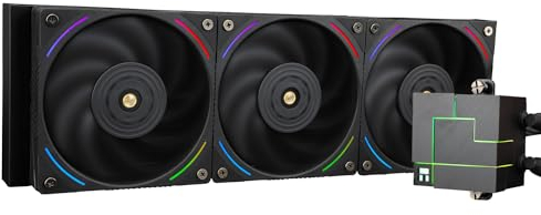 Thermalright Core Matrix 360 - Raffreddatore liquido CPU nero con ventola PWM da 120 mm, specifica 360 riga fredda nera, dissipatore di calore integrato per AMD/AM4/AM5, Intel 1700/1150/1151/1200/2011