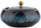 Ceramic Ashtray with Lids Cigarette Ash Holder Ash Tray for Patio Desktop Office Smokers Indoor or Outdoor Tabletop Home Office Décor