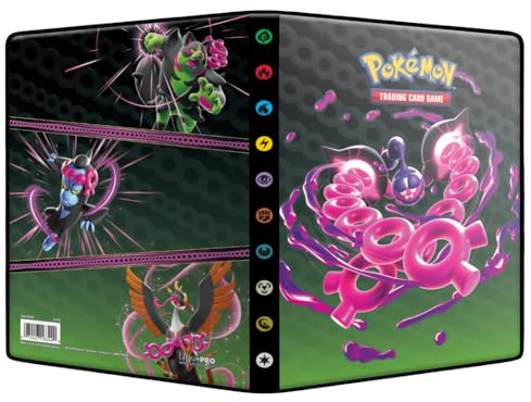 Ultra Pro | Pokémon Scarlet & Violet 6.5 Shrouded Fable 4-Pocket Portfolio | Trading Card Accessory