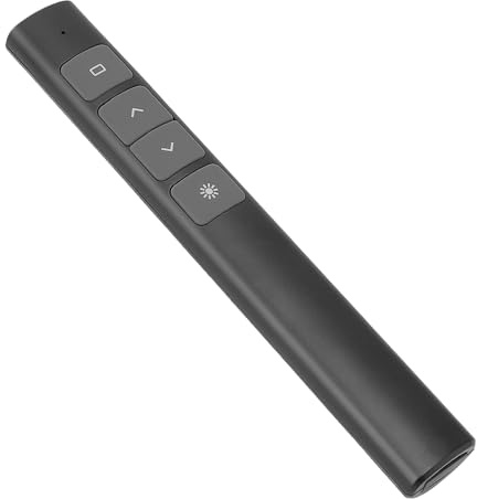 Presentation Clicker Pointer | Wireless Presenter Remote Presentation Clickers | PowerPoint Computer Clicker for Presentations | Presenter Remote Laser Pointer for PowerPoint Presentations