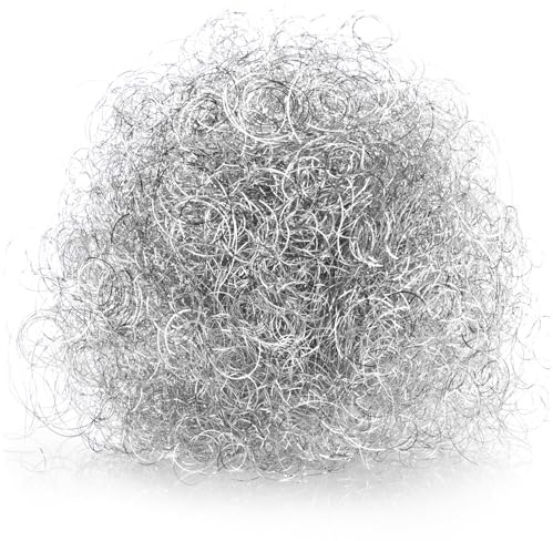 com-four® 20g Cheveux d'ange Premium, Fins Fils métalliques pour Couronne
