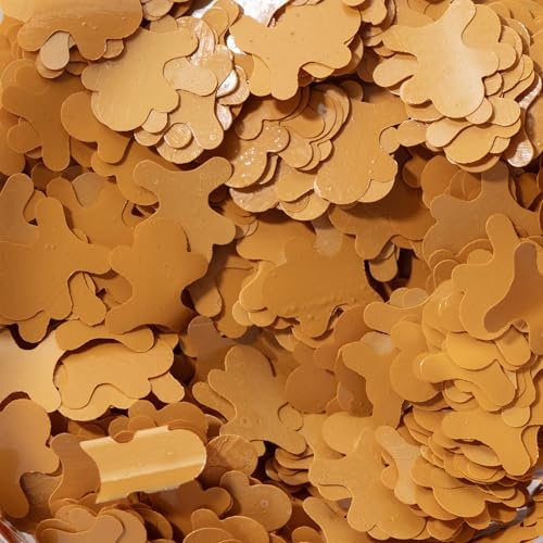 PME Cake Paillettes Comestibles de Noël | Formes Bonhomme en Pain d’Épices (1g) | Décorations Scintillantes pour Cupcakes, Biscuits et Pâtisseries d’Hiver