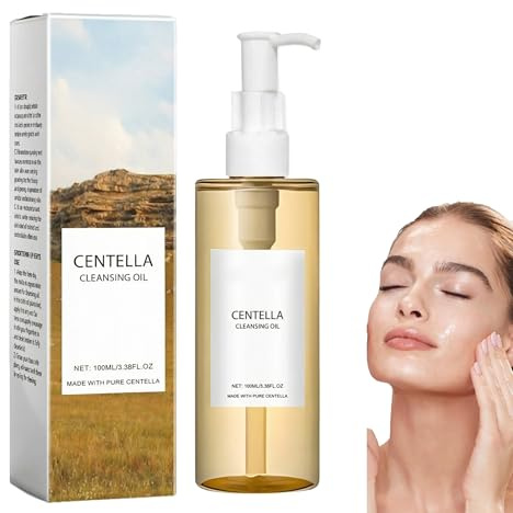 Centellas Cleansing Oil, ögonmakeupborttagare för ögon- och läppmakeup, även lämplig för vattentät make-up, Centella Cleanser, inte komedogen, fuktgivande, 100 ml