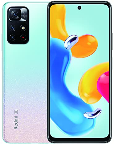 Xiaomi Redmi Note 11S 5G 16,8 cm (6.6) Double SIM Android 11 USB Type-C 4 Go 128 Go 5000 mAh Bleu