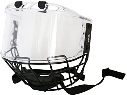 GY PC300 Hockey casco jaula y protector facial Combo (transparente)