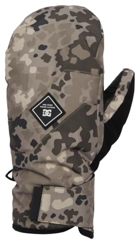 DC Shoes Franchise Mitten Guantes para Clima frío, Fractal, Estándar Hombres