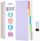 Carnet A4, Cahier ligné avec intercalaires amovibles, Bloc-note épais 300 pages 100 g/m², Étanche & Grand cahier à spirale pour femmes et hommes, Cahiers thématiques pour travail, bureau et école